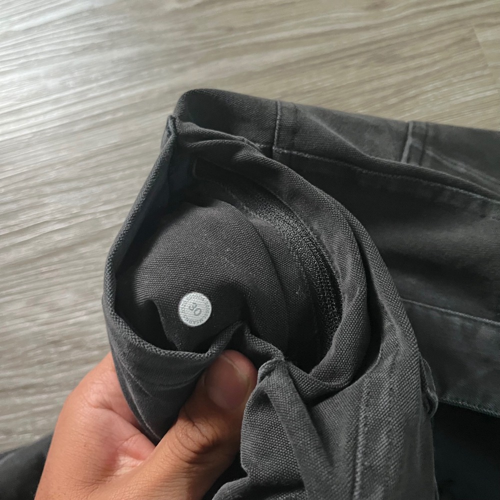 Lululemon ABC Pant Slim Black Mens 30 Technical 5 Pocket Trousers - Picture 3 of 7